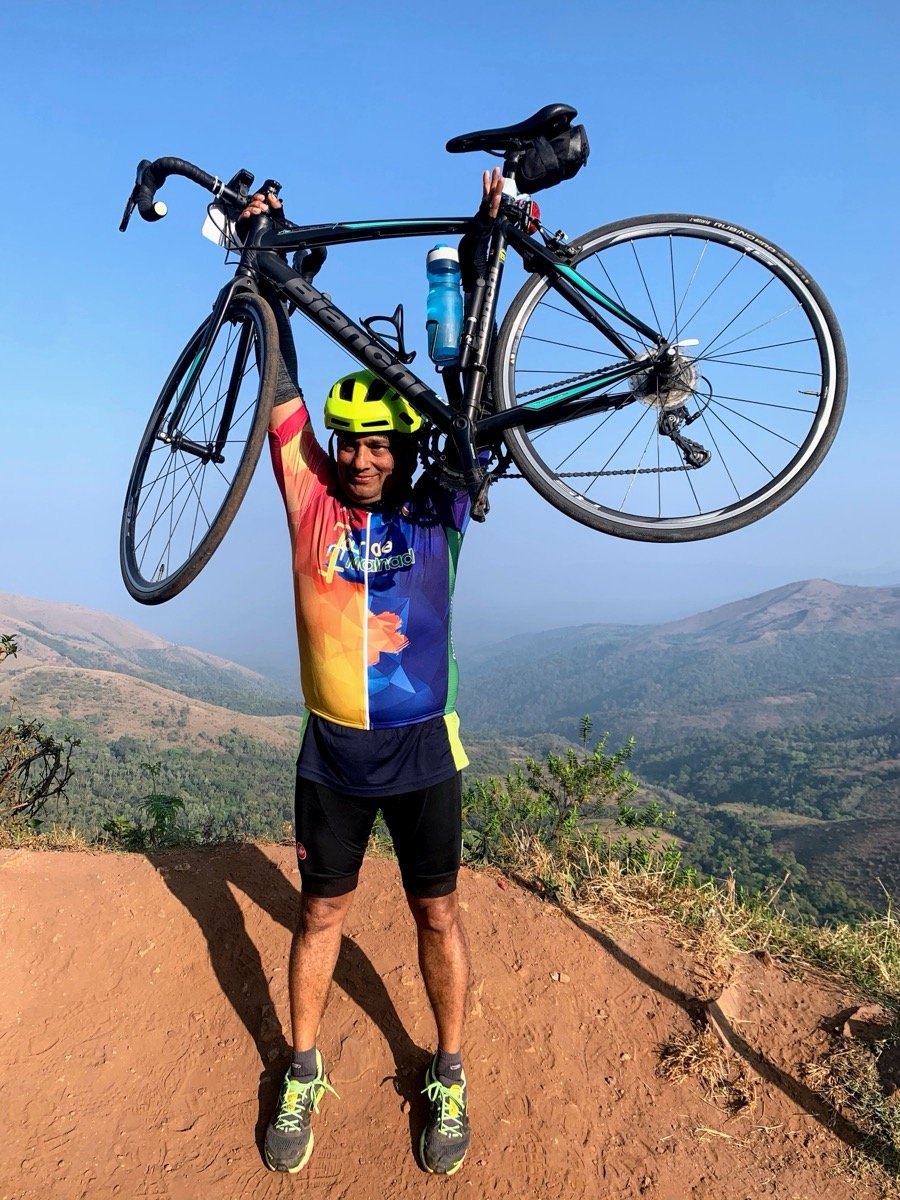 Cycling journey photo