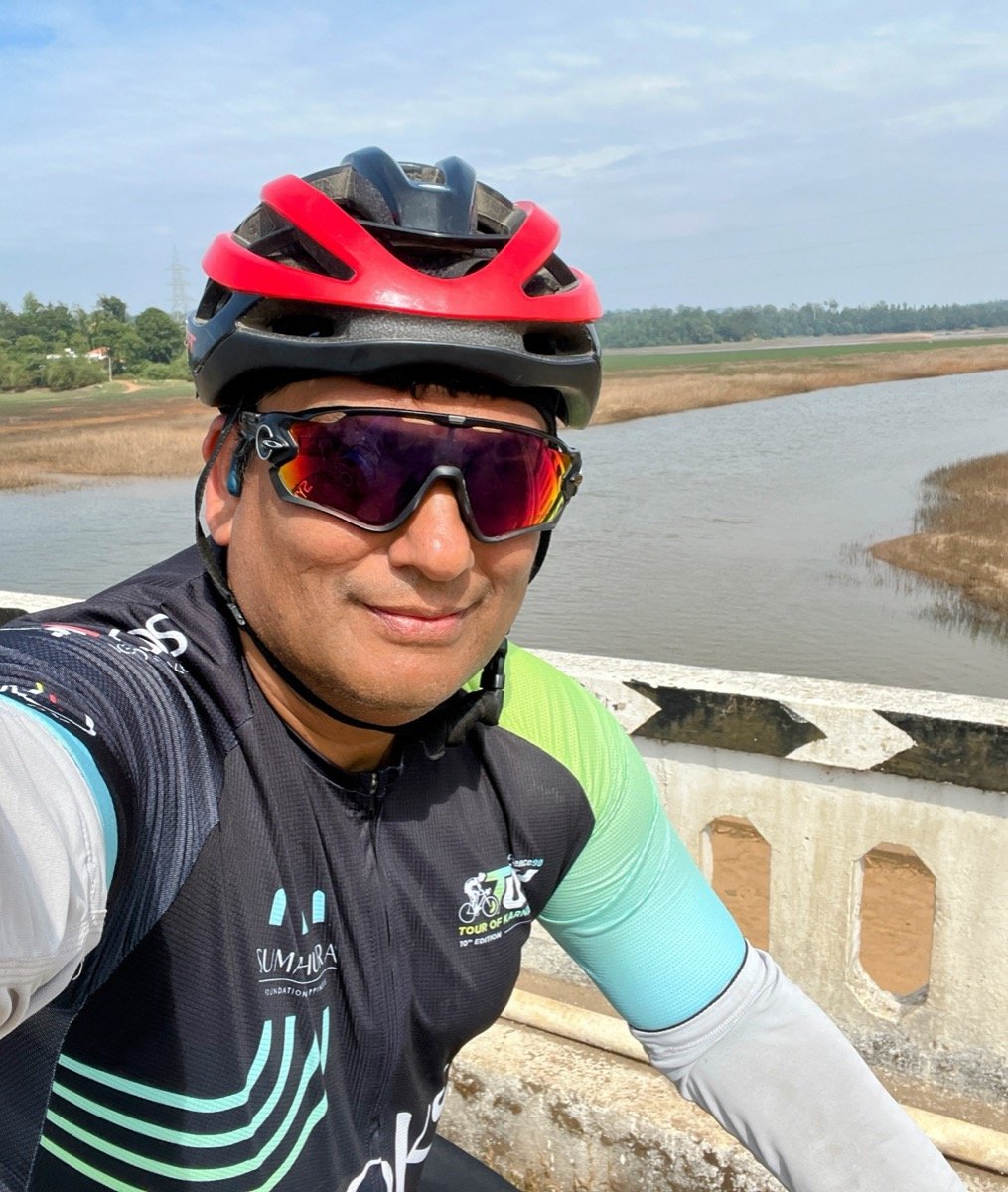 Cycling journey photo