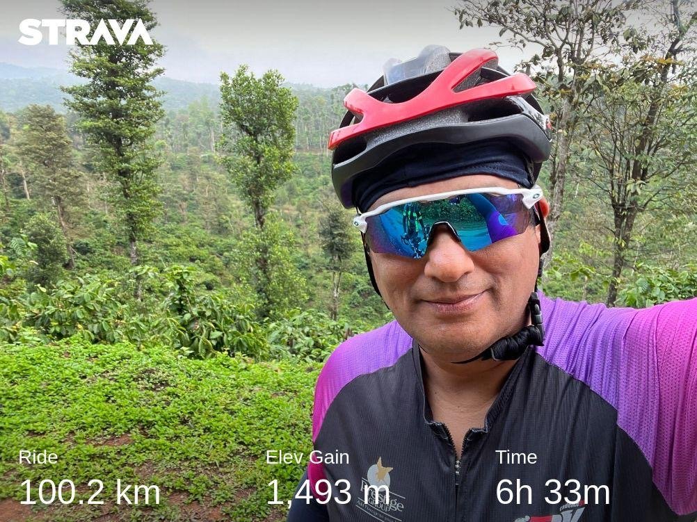 Cycling journey photo