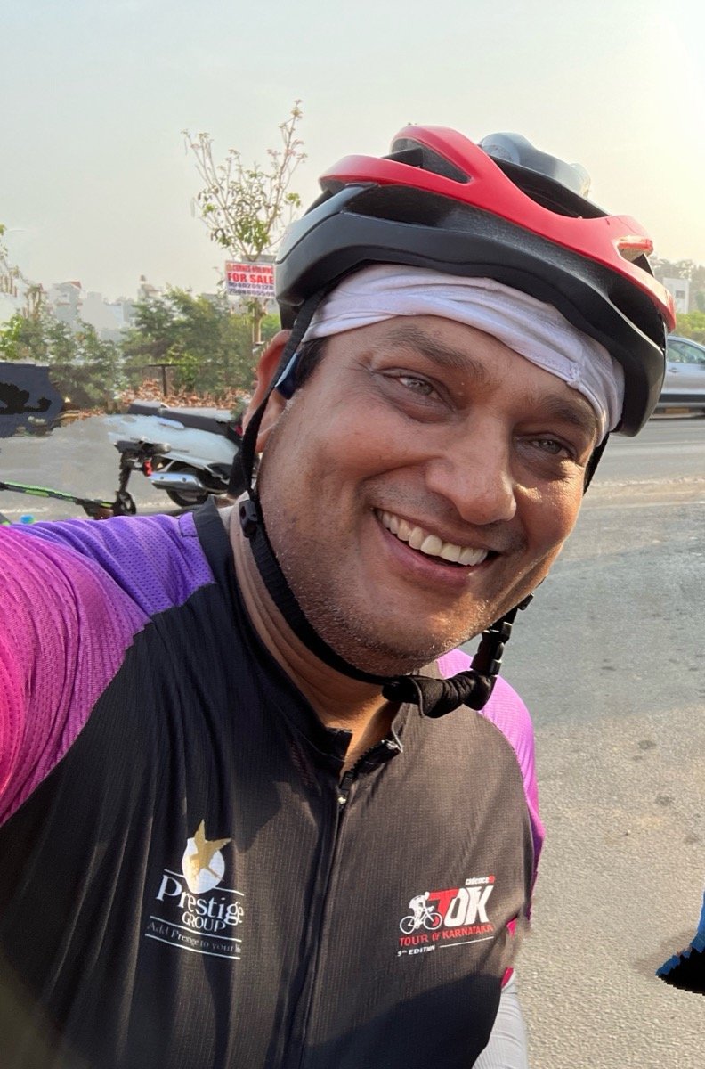 Cycling journey photo